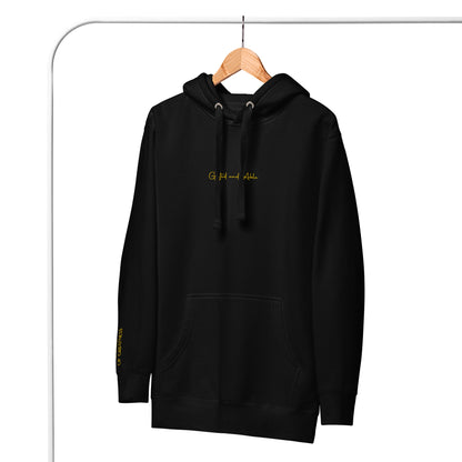 Yellow Embroidered Signature Hoodie