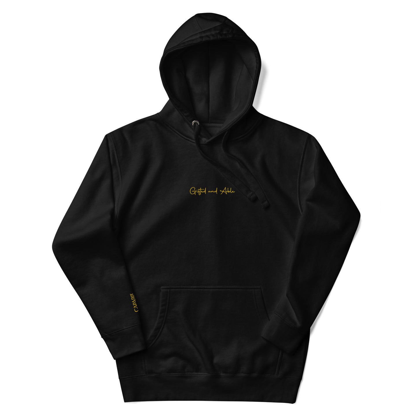 Yellow Embroidered Signature Hoodie