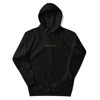 Yellow Embroidered Signature Hoodie