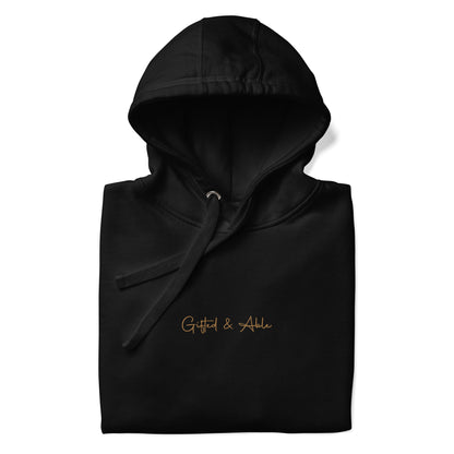 Gold Embroidered Signature Hoodie