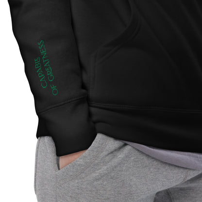 Green Embroidered Signature Hoodie