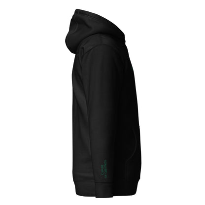 Green Embroidered Signature Hoodie